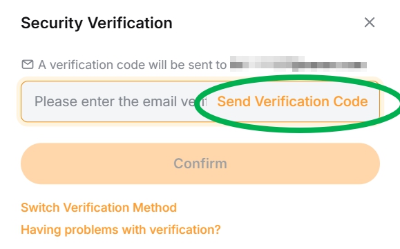 Confirm deactivation