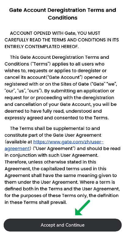 Terms agreement